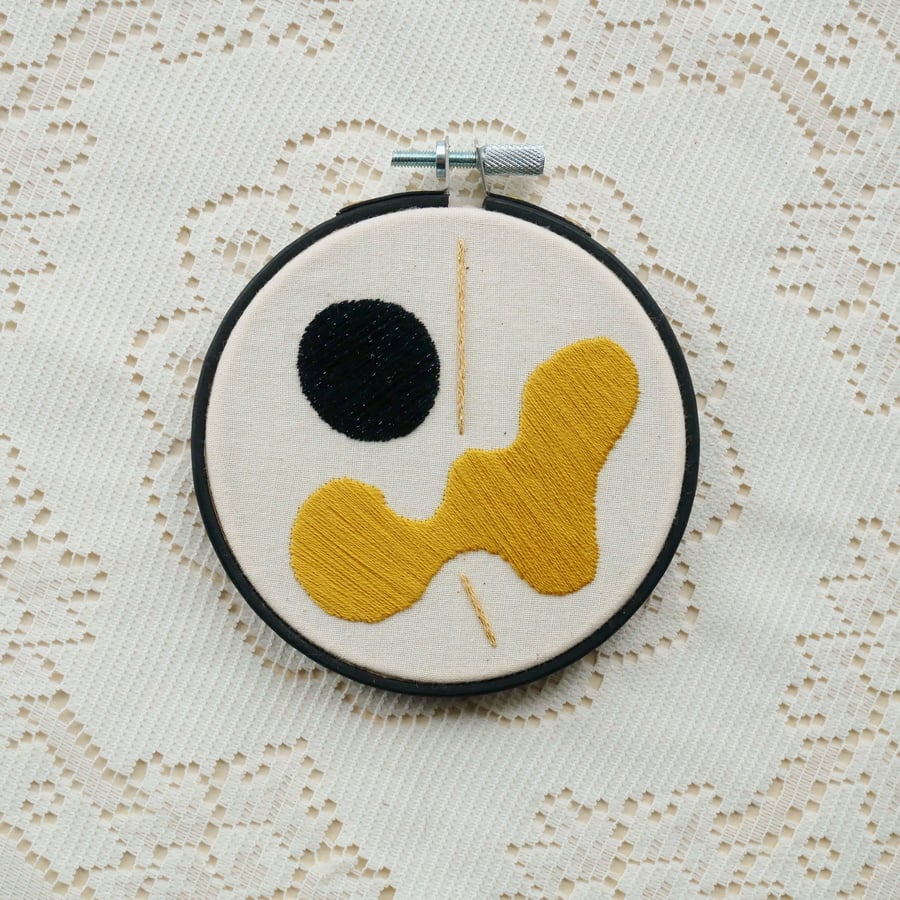 Chaos Theory Abstract No.9 - Time Has No Meaning Any More in Yellow