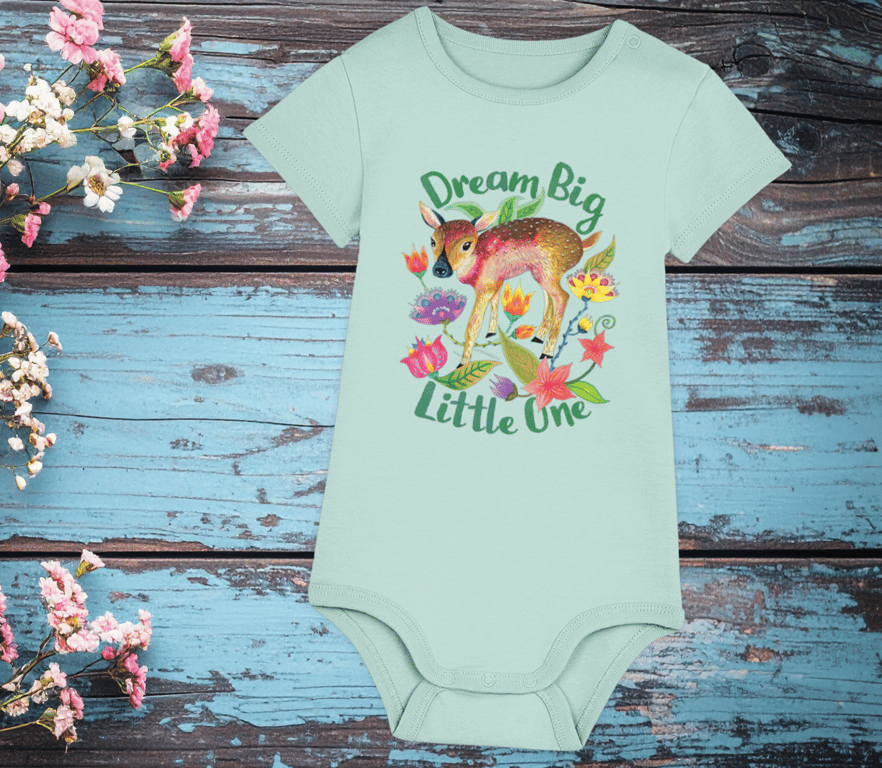 Fawn Babygrow – Green