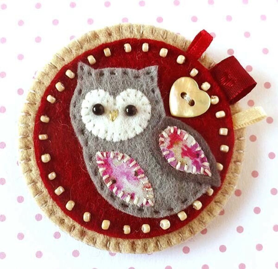 Owl Brooch