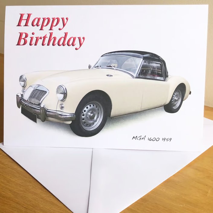 MGA 1600 1959 - Birthday, Anniversary, Retirement or Plain Card