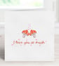 Funny Mushroom Pun Anniversary Card, Valentine's Day Card - Image 2