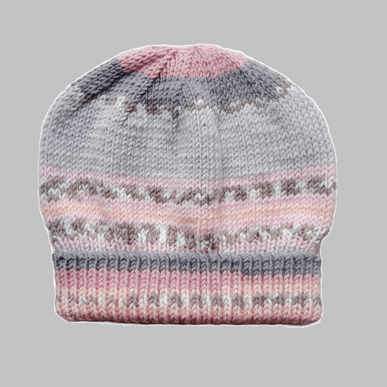 KNITTING PATTERN PDF Fairground Beanie