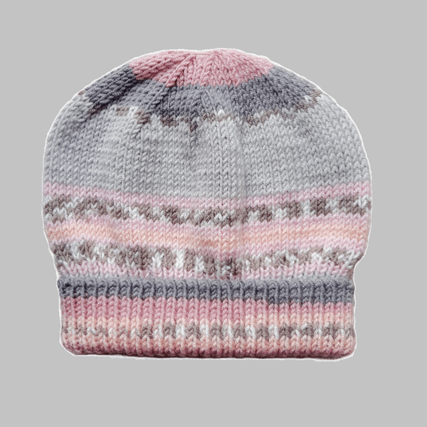 KNITTING PATTERN PDF Fairground Beanie