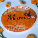 Handmade resin coaster