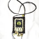 Textile necklace 