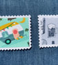 Fabric Postage Stamps - Live Your Adventure - Image 3