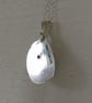 Pendant in Sterling Silver with Freeform Gemstone of Rutilated  Quartz, - Image 5