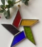 Stained Glass Pentagon Star - Image 1