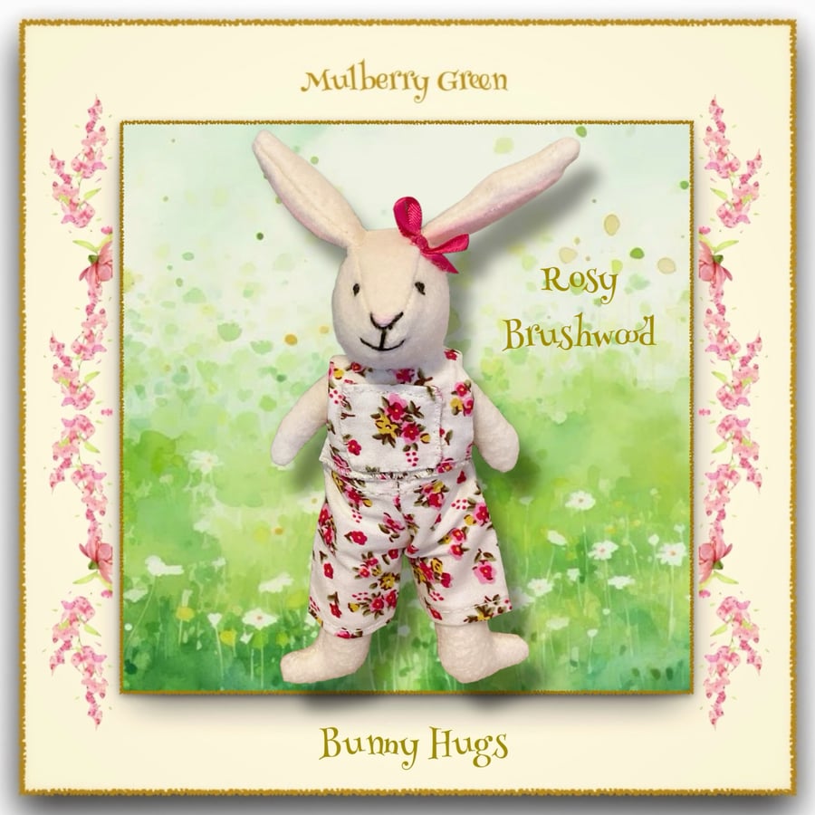 Rosy Brushwood - a Bunny Hugs Rabbit from Mulberry Green
