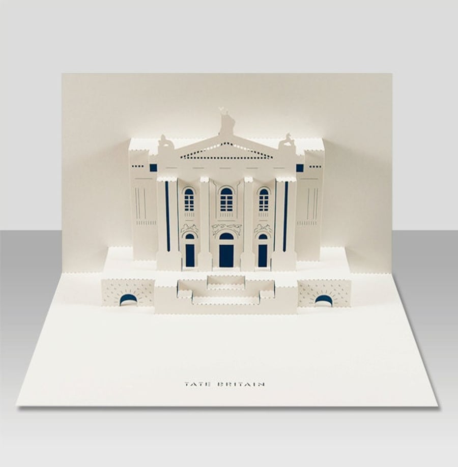 Tate Britain pop-up 3D card