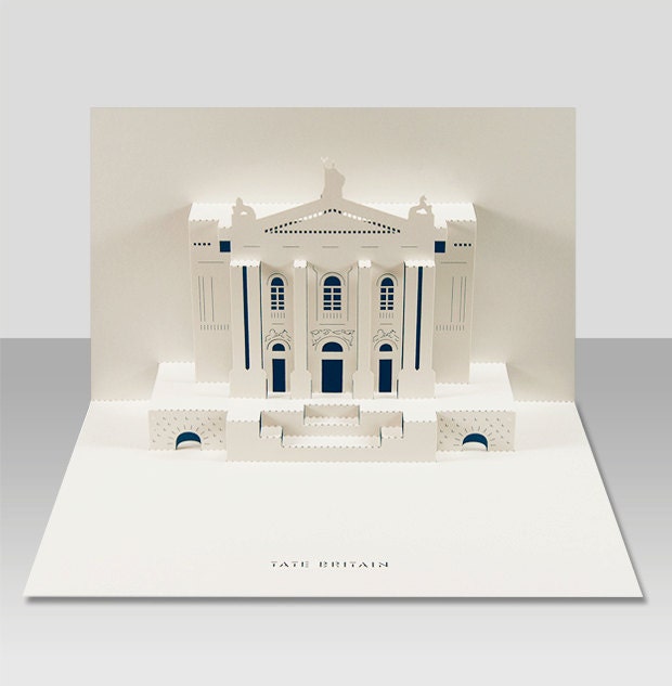 Tate Britain pop-up 3D card