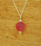Pink sea glass pendant - Image 3