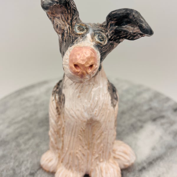 Lucy Ceramic Dog Sculpture