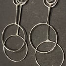 Handmade silver earrings 