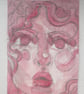 Crimson Visage -Original piece - Image 2