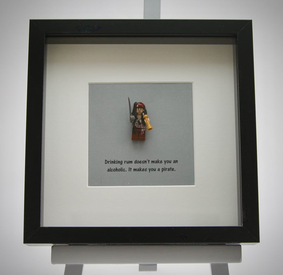 Pirates of the Caribbean - Capt. Jack Sparrow mini Figure frame