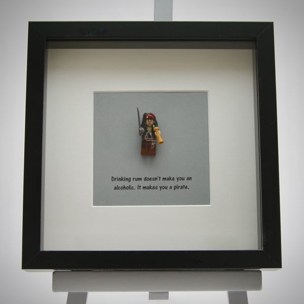 Pirates of the Caribbean - Capt. Jack Sparrow mini Figure frame