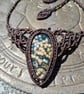 Ocean Jasper Macrame Necklace  - Image 7