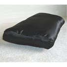 Tempur Original Neck Contour Pillow COVER ONLY Black Satin Medium