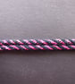 Handmade Necklace, Kumihimo Braid and Pink & Black Murano Glass Bead - Image 10