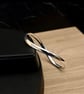 "Endlessly" - Sterling Silver Eternity Bangle - Made to any size - 6x3mm - 31g - Image 2