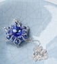 Crystal Rivoli Pendant in Deep Sapphire - Image 5