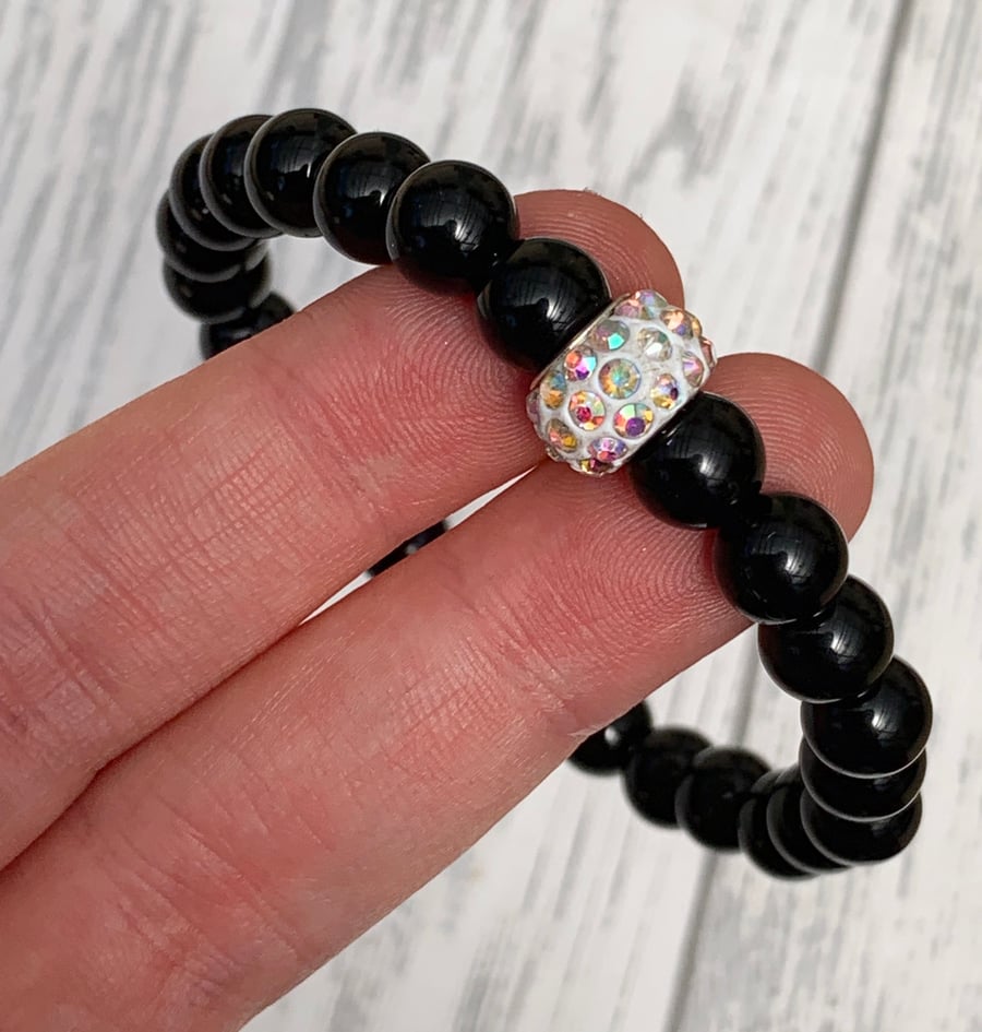 Sparkly Anxiety Panic Attack Phobia Relief Healing Gemstone Bracelet Holistic 