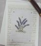 Hand Embroidered Keepsake Greetings card - Image 1