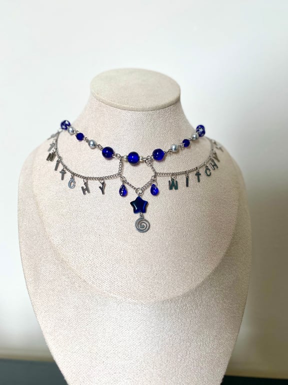 Oh my “Twitchy Witchy” Girl Choker Necklace 