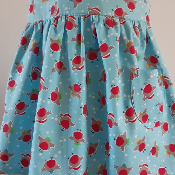 Christmas Festive Season  Pinafore Dress (6-9m)