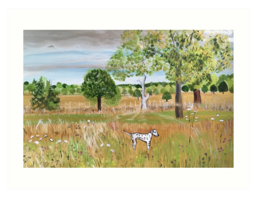 Art Print Taken From The Original Oil Painting ‘Fields Of Gold’