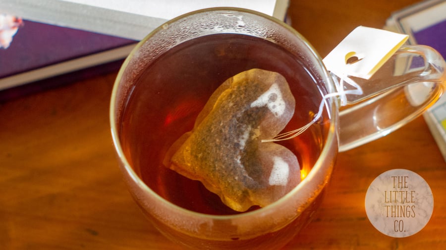 Handmade Heart Teabags, Custom Shaped Tea Bags, Wedding favours