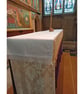 Church Altar Cloth Tablecloth Runner White Lace 200cm x 50cm - Image 2