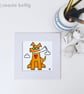 Flying High, dog with sunglasses and scarf, Giclee print - Image 2