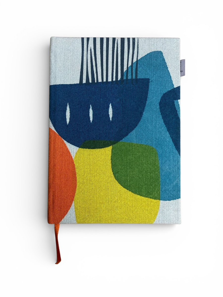 Perfectly Imperfect. A5 Sketchbook - Hand printed - Hand bound