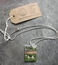 Handmade Ceramic pointer dog pendant  - Image 2