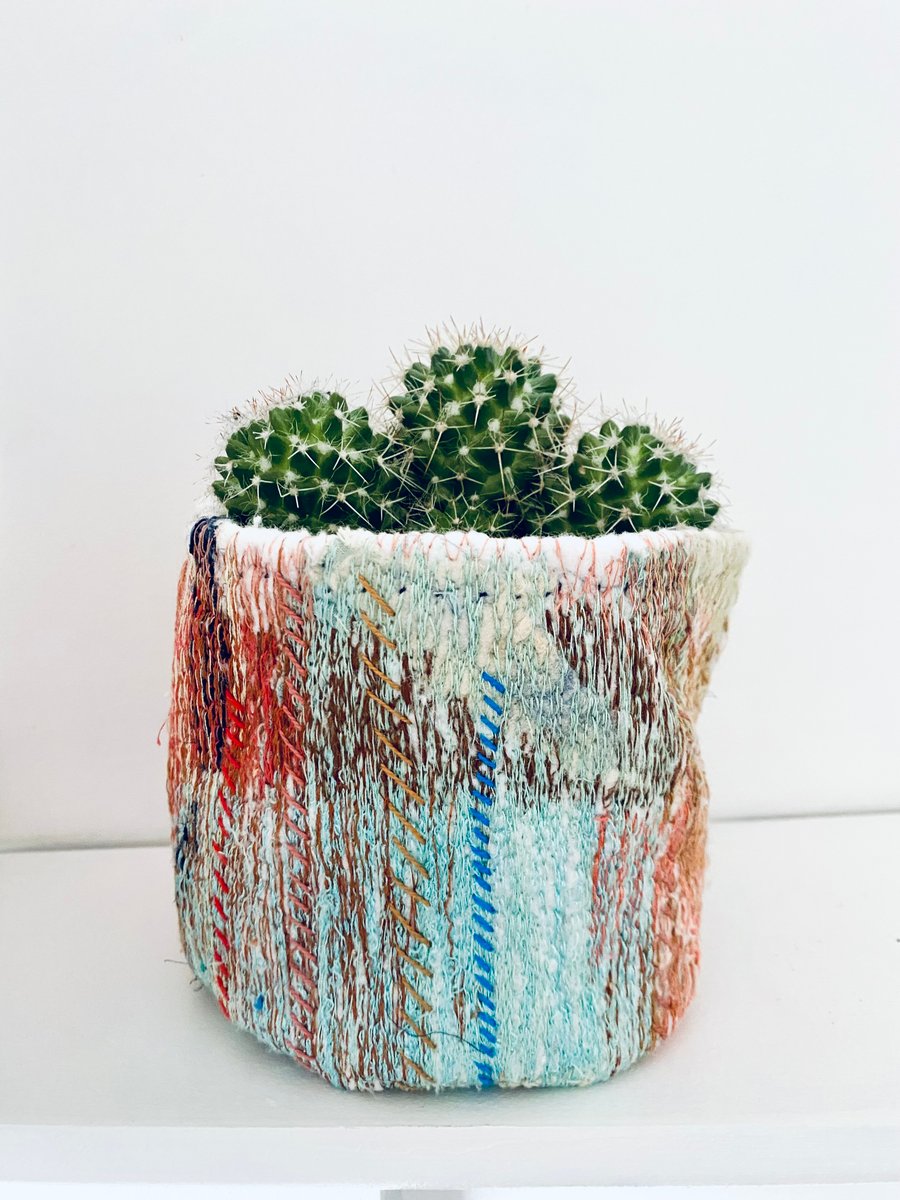 Tactile textile vessel, Moroccan influenced 