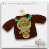 Reduced - Ginger Embroidered Air Balloon Jumper