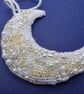 Bead embroidery Crescent moon decoration  - Image 6