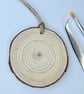 Real Pressed Flower Hand Painted Wood Slice Hanging Decoration - Image 5