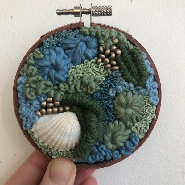 Seaside a 3 inch art piece