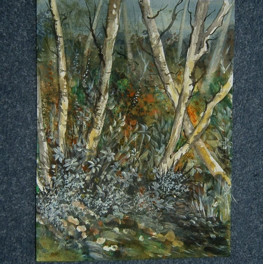 mixed media original art painting ref 580