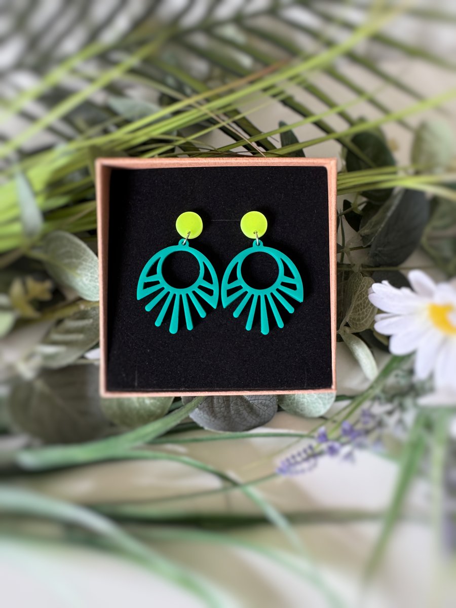 Aztec Sunbeam Earrings