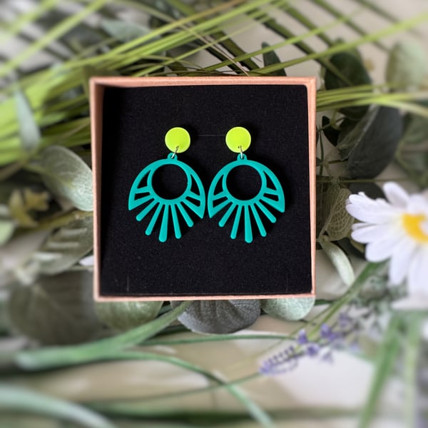 Aztec Sunbeam Earrings
