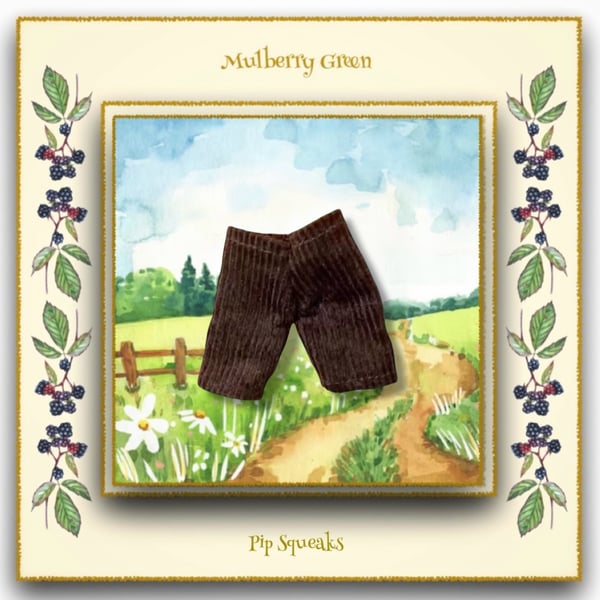 Pip Squeaks Chocolate Brown Corduroy Trousers
