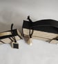 A pair of Handbag Style Gift Boxes - Black and Gold  - Image 7