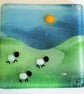 Fused glass sheep coasters - Image 2