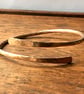 Adjustable Copper Bangle - Copper Wrap Bangle - Raw Copper Arthritis Jewellery - - Image 3