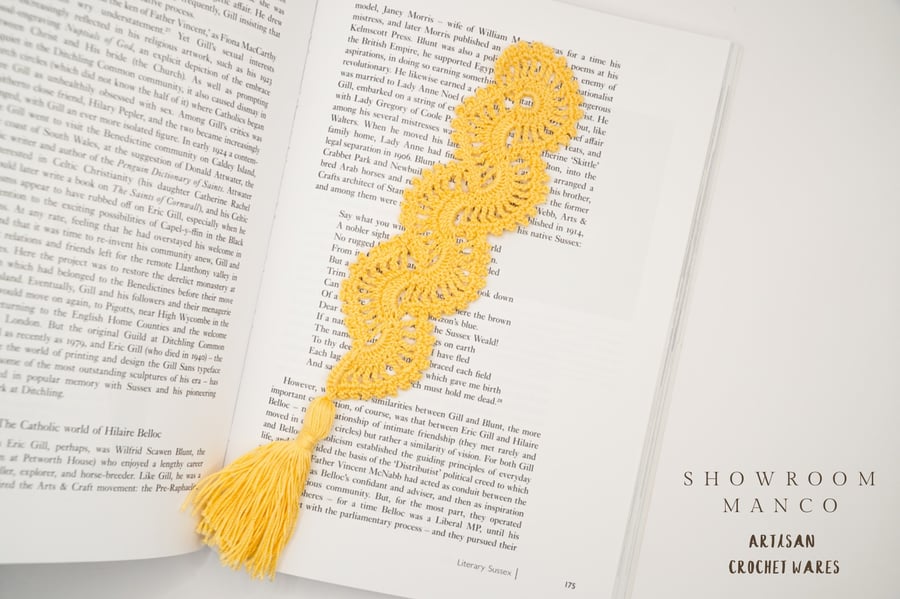 Handmade Crochet bookmarks, boho bookmarks, reading accessories, gift for reader