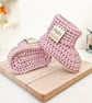 Hello World Crochet Baby Booties – Handmade New Baby Gift - Image 5